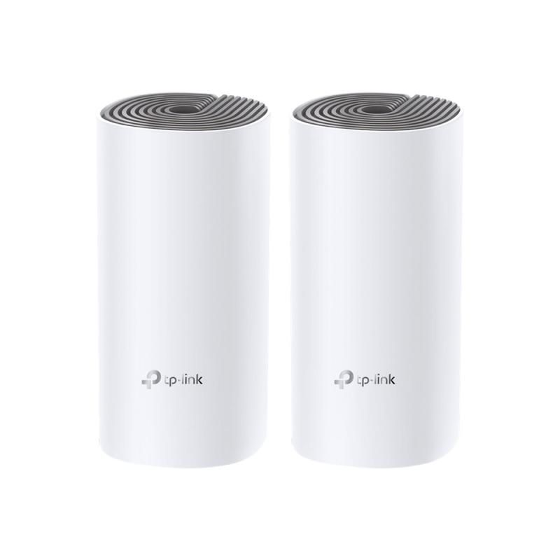 Image of TP-Link Deco E4 (2-pack) Dual-band (2.4 GHz/5 GHz) Wi-Fi 5 (802.11ac) Bianco, Grigio Interno 074