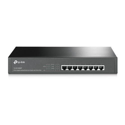 Image of TP-Link TL-SG1008MP Non gestito Gigabit Ethernet (10/100/1000) Supporto Power over Ethernet (PoE) 1U Nero 074