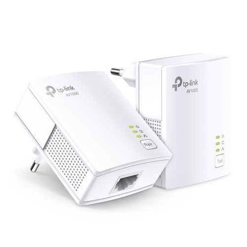 Image of TP-Link TL-PA7017 KIT adattatore di rete PowerLine 1000 Mbit/s Collegamento ethernet LAN Bianco 2 pz 074