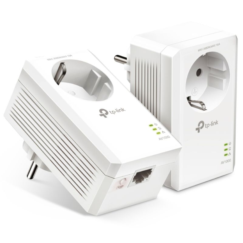 Image of TP-Link TL-PA7017PKIT(FR) 1000 Mbit/s Collegamento ethernet LAN Bianco 2 pz 074