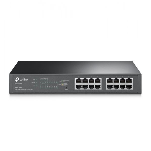 Image of TP-Link TL-SG1016PE Gestito L2 Gigabit Ethernet (10/100/1000) Supporto Power over Ethernet (PoE) 1U Nero 074