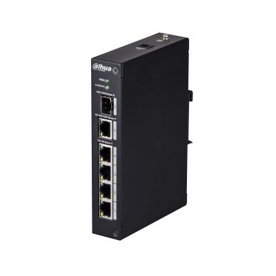 Image of Dahua Technology Access DH-PFS3106-4T switch di rete Non gestito L2 Fast Ethernet (10/100) Nero 074