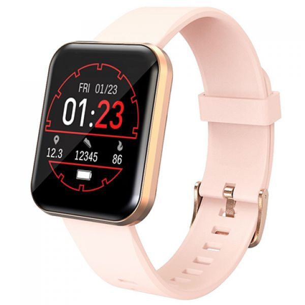 Image of SMARTWATCH 1,44 TOUCH ANDROID/IOS LENOVO IP67 2.5D GLASS SAT. GOLD 074