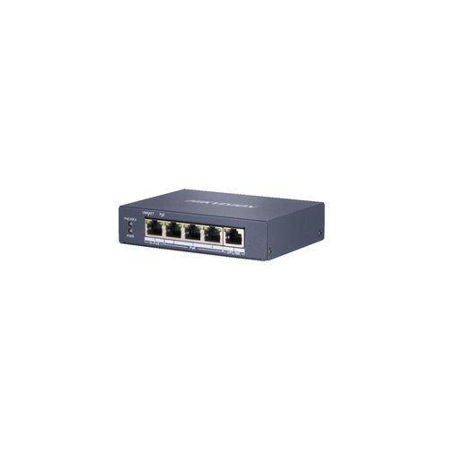 Image of SWITCH HIKVISION 4P GIGABIT POE + 1 UPLINK GIGABIT RJ45 BUDGET POE 60W L2 UNMANAGED - DS-3E0505HP-E 074