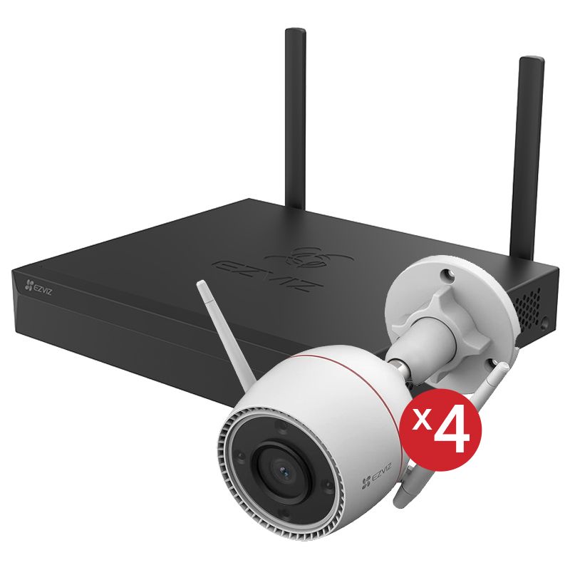 Image of EZVIZ KIT X5S-8W + 4 H3c 4MP (KIT NVR 8CH WiFi + 4 TELECAMERE H3c) 074