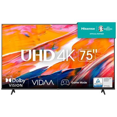 Image of Hisense TV LED televisore Ultra HD 4K 75” 75A6K Smart TV, Wifi, HDR Dolby Vision, AirPlay 2 074