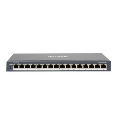 Image of SWITCH HIKVISION 8 Gigabit POE ports, 8 Gigabit RJ45, 802.3af/at, PoE power budget 110w, SOHO - DS-3E0516P-O 074