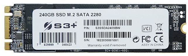 Image of S3+ SSD 480 GB S3SSDA480 M. 2 Interfaccia Sata III 6 GB / s 074