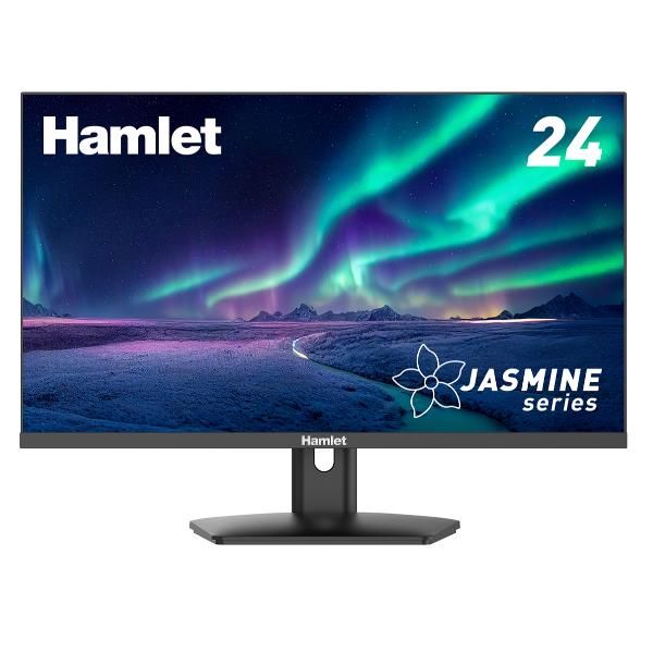 Image of HAMLET Monitor 23.8” LED IPS Flat HM24JF-V Full HD 1920x1080 Tempo di Risposta 5ms 074