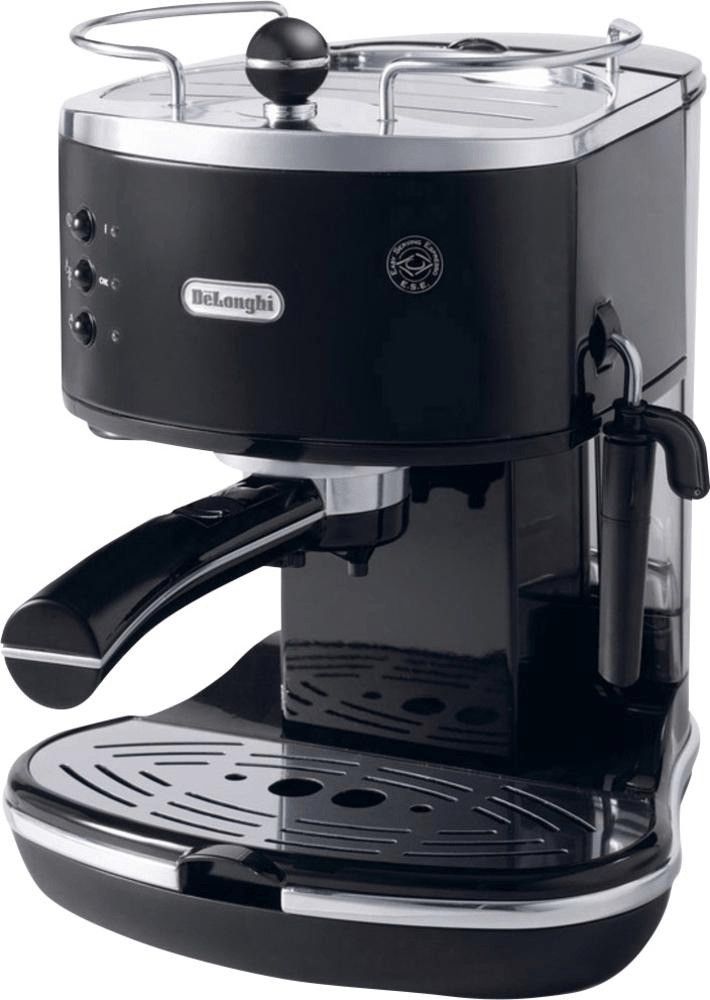 Image of De Longhi ECO 311.BK Icona Eco macchina per il caffè polvere e cialde con Cappuccino System 074