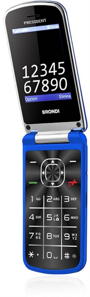 Image of Brondi President 7,62 cm (3) 130 g Blu Telefono cellulare basico 074