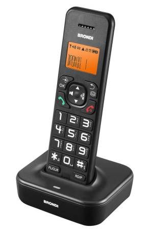 Image of Telefono Cordless Brondi Bravo Star Nero 074