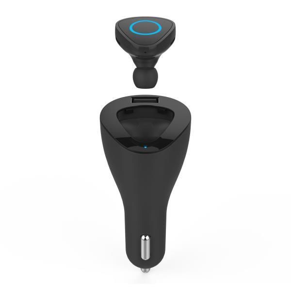 Image of bluTOOTH HEADSET+CAR CHARGER BLACK 074