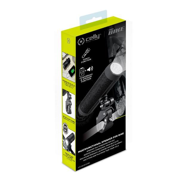 Image of BIKE SPEAKER FLASHLIGHT BLACK 074