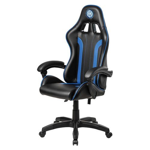 Image of Sedia gaming Qubick SGPN0001 FC Inter Snake nero e Blue 074