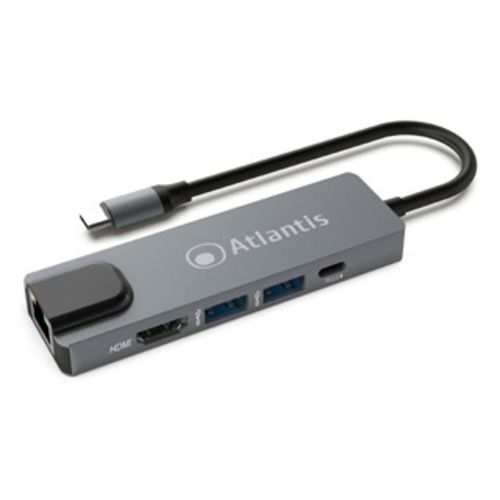 Image of MINI DOCKING ATLANTIS A04-TC_LANHD+PU IN: 1x Type_C OUT: 1x HDMI 1.4 1x Gigabit Lan 2x USB 3.0 1xType_C 1920x1080@60Hz 18cm 074