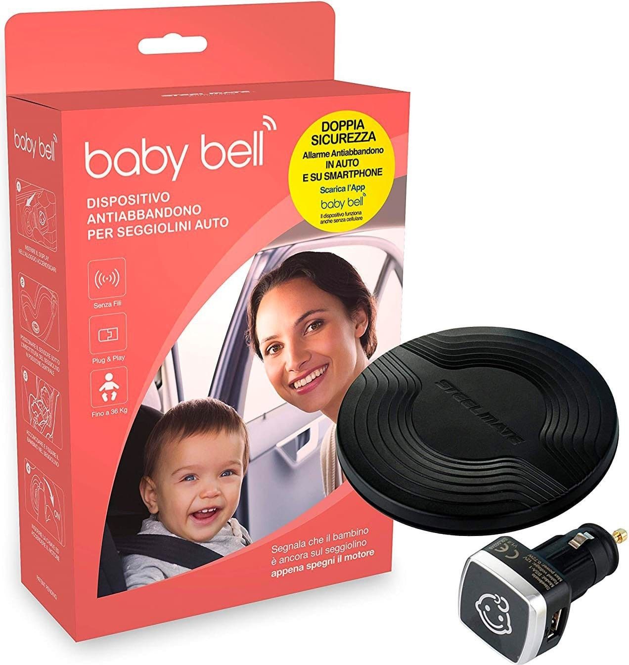 Steelmate Antiabbandono Bimbi Babybell-image