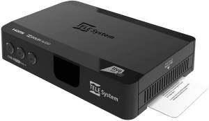 Image of TELE System Decoder DVB-S2 TS9018 HEVC tivusat FHD 10bit HDMI/USB/LAN 074