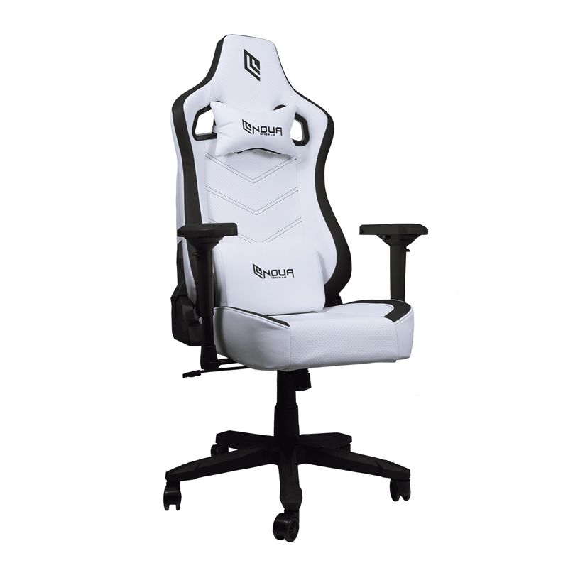 Image of NOUA LOU L7 (BIANCO) - SEDIA GAMING - BRACCIOLI 4D REGOLABILI - SCHIENALE RECLINABILE 074