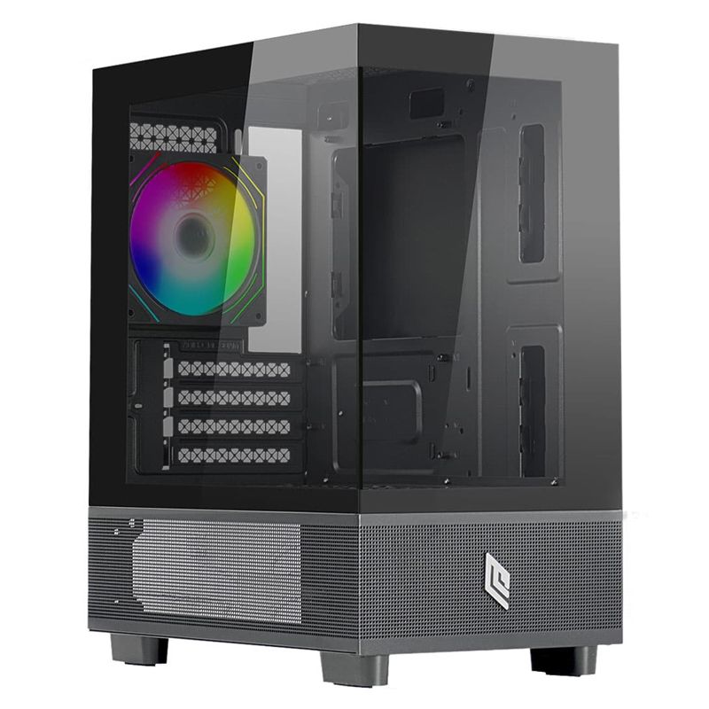 Image of CASE NOUA FOBIA L201 BLACK 3*USB3 ARGB SIDE G. CS0223CZ-L201K319 074