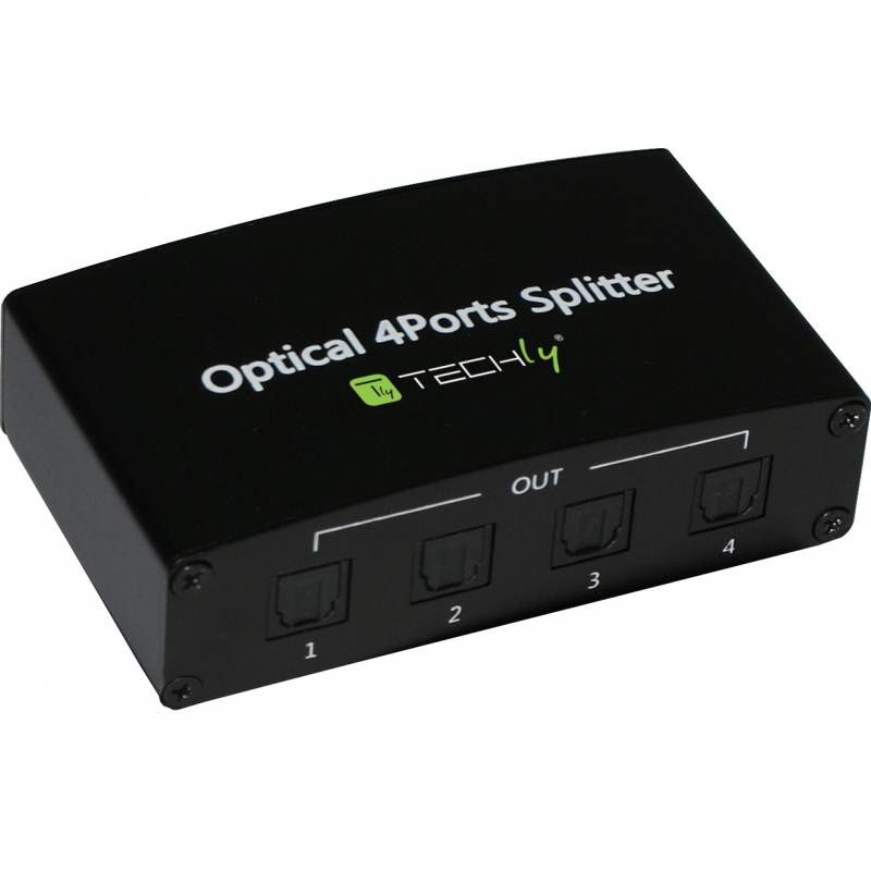 Image of Techly >Splitter Audio Digitale Toslink 4 Porte IDATA TOS-SP4 074