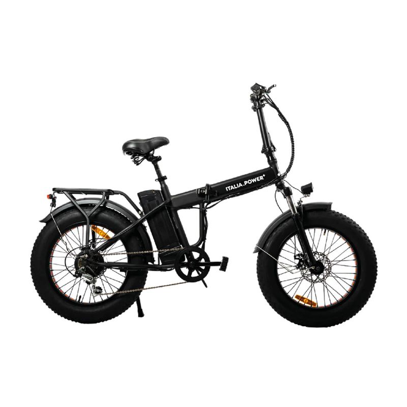 Image of ITALIA POWER FORCE 20 (EBK924) FOLDING FAT E-BIKE (NERO) - BICICLETTA ELETTRICA - RUOTE 20X4 - MOTORE 250W - BATTERIA 36V 10.5AH - DISPLAY LCD - FRENI A DISCO - AUTONOMIA FINO AD 40KM - AMMORTIZZATORI ANTERIORI 074