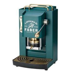 Image of FABER MACCHINA DA CAFFE A CIALDE PRO DELUXE BRITISH GREEN 074