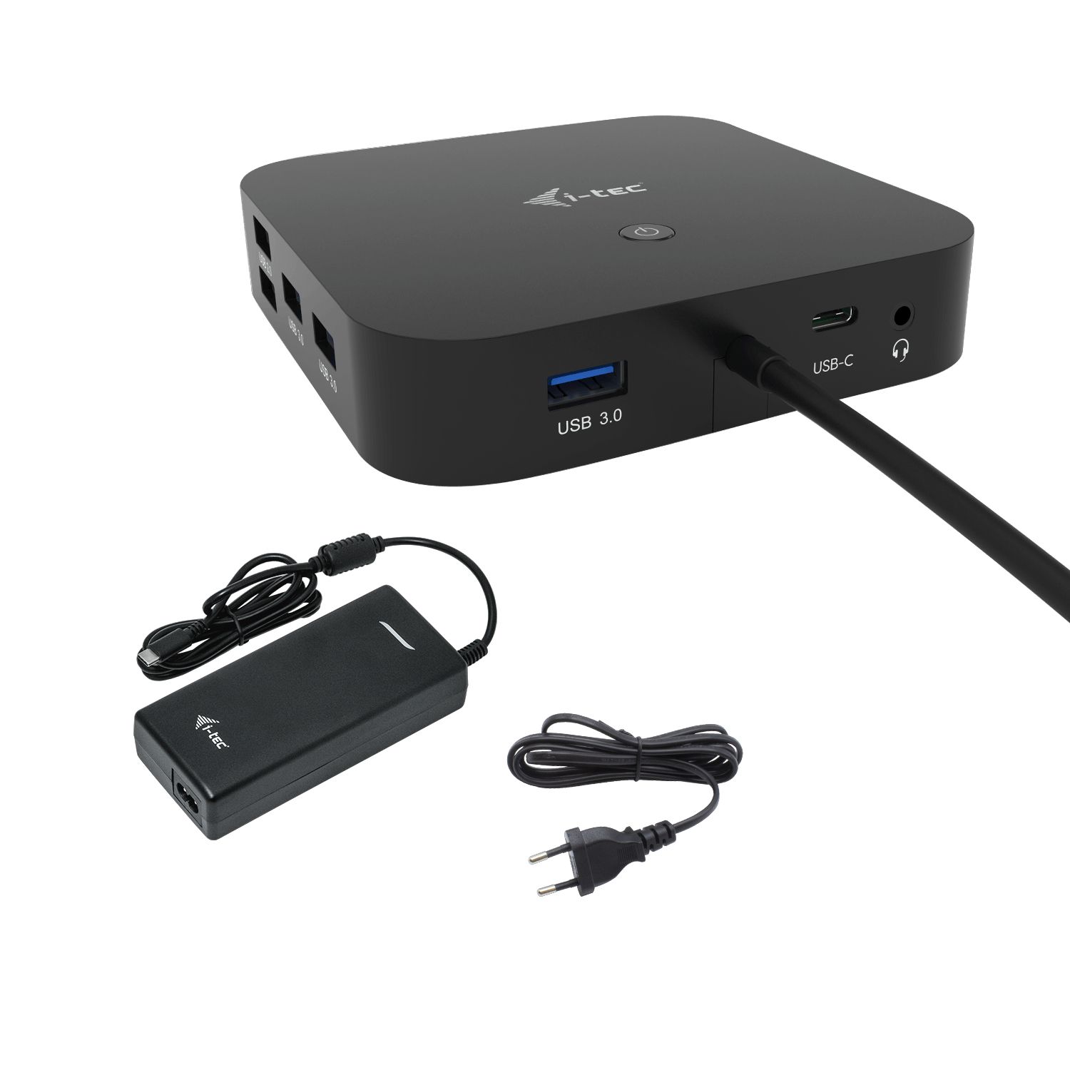 Image of i-tec USB-C HDMI DP Docking Station with Power Delivery 100 W + Universal Charger 100 W 074