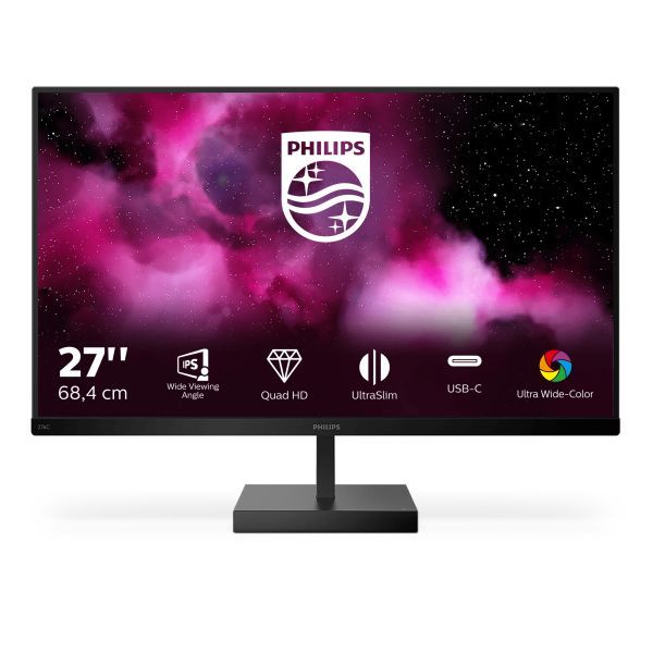 Image of Philips C Line 276C8/00 Monitor PC 68,6 cm (27") 2560 x 1440 Pixel Quad HD LCD Nero 074