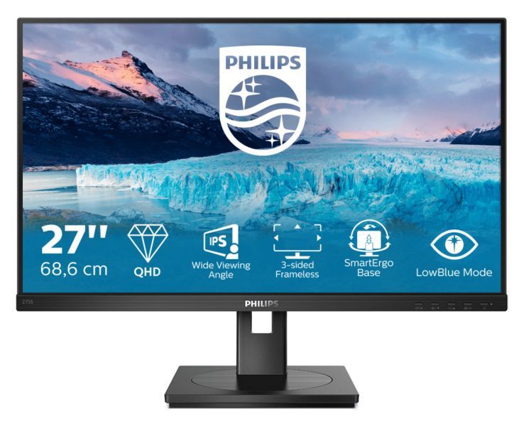 Image of Philips S Line 275S1AE/00 LED display 68,6 cm (27") 2560 x 1440 Pixel 2K Ultra HD LCD Nero 074