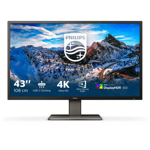 Image of Philips P Line 439P1/00 LED display 108 cm (42.5") 3840 x 2160 Pixel 4K Ultra HD Nero 074