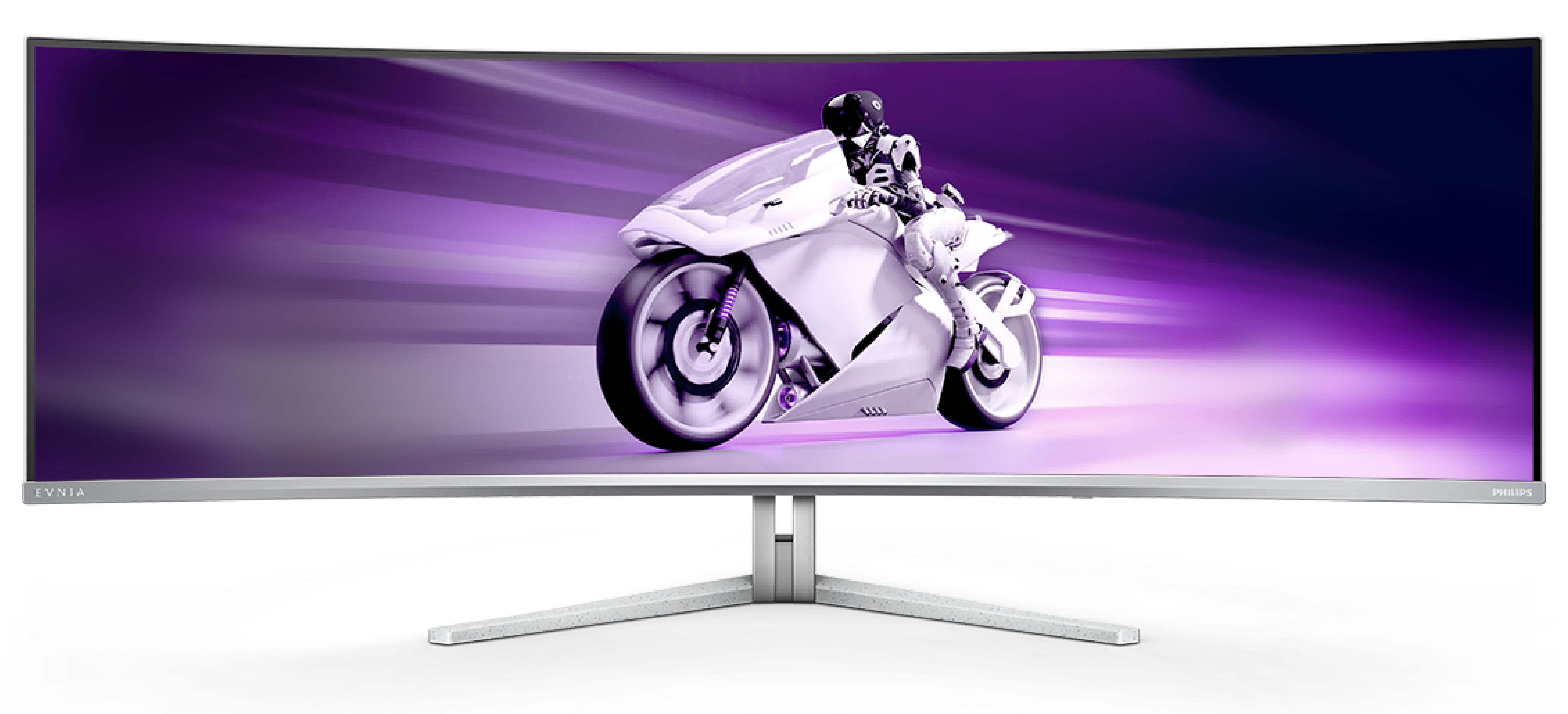 Image of Philips Evnia 8000 49M2C8900/00 Monitor PC 124,2 cm (48.9") 5120 x 1440 Pixel Dual QHD QD-OLED Bianco 074