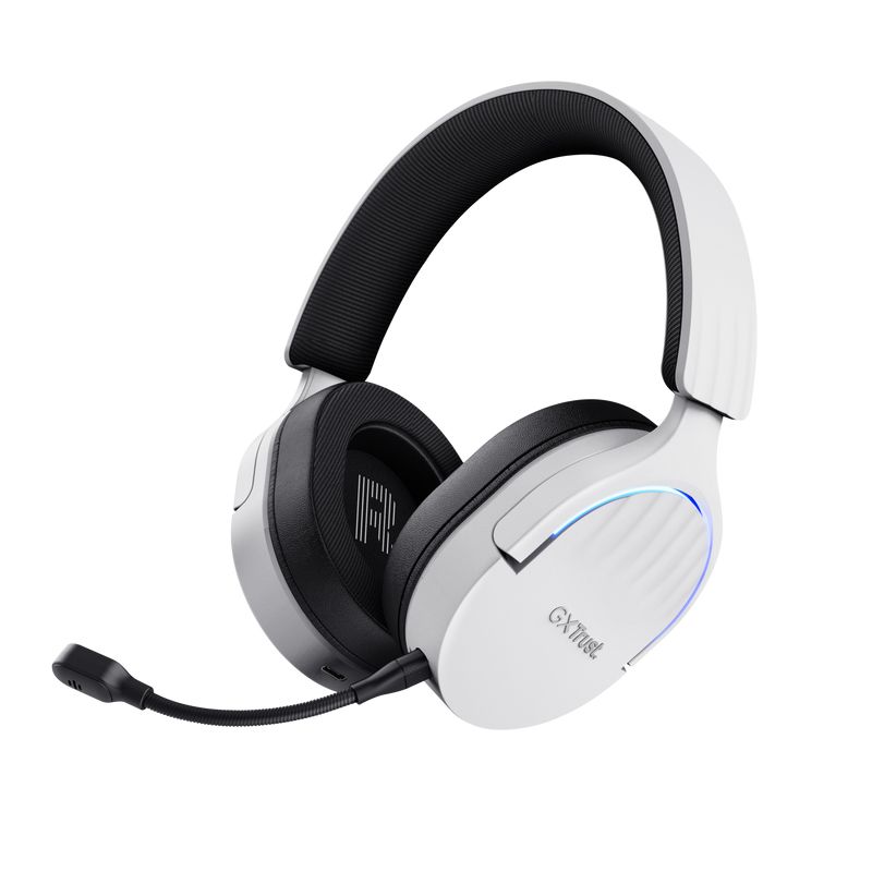 Image of Trust GXT 491W FAYZO Auricolare Con cavo e senza cavo A Padiglione Gaming USB tipo-C Bluetooth Nero, Bianco 074