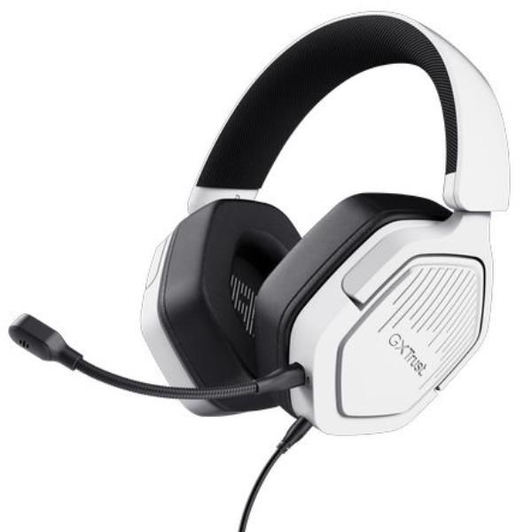 Image of Trust GXT492W Carus Auricolare Cablato A Padiglione Gaming Bianco 074