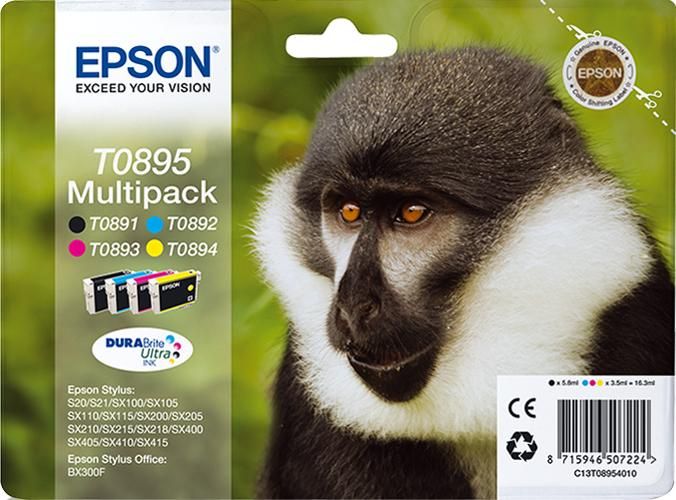 Image of Epson Monkey Multipack 4 colori 074