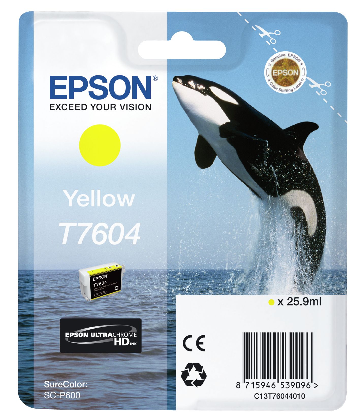 Image of Epson Giallo T7604 074