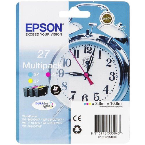 Image of Epson Alarm clock Multipack Sveglia 3 colori Inchiostri DURABrite Ultra 27 074