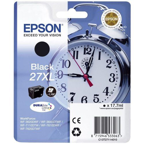 Image of Epson Alarm clock Cartuccia Sveglia Nero Inchiostri DURABrite Ultra 27XL 074