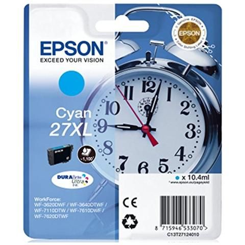 Image of Epson Alarm clock Cartuccia Sveglia Ciano Inchiostri DURABrite Ultra 27XL 074