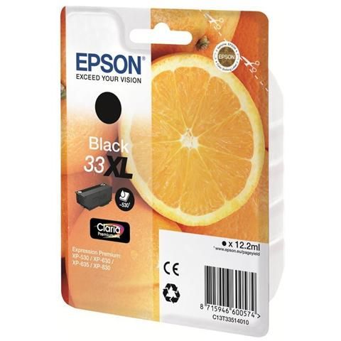 Image of Epson Oranges Cartuccia Nero T33XL Claria Premium 074