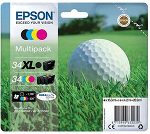 Image of Epson Golf ball T3479 cartuccia Inkjet 1 pz Originale Nero, Ciano, Magenta, Giallo 074