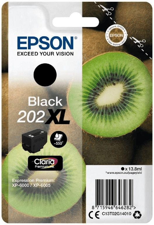 Image of Epson Kiwi Singlepack nero 202XL Claria Premium Ink 074