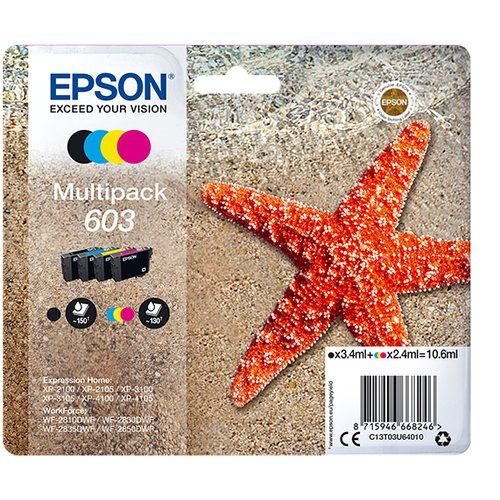 Image of Epson Multipack 4-colours 603 Ink 074