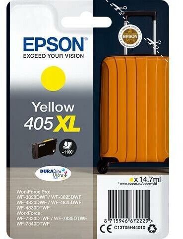 Image of Epson Singlepack Giallo 405XL DURABrite Ultra Ink 074