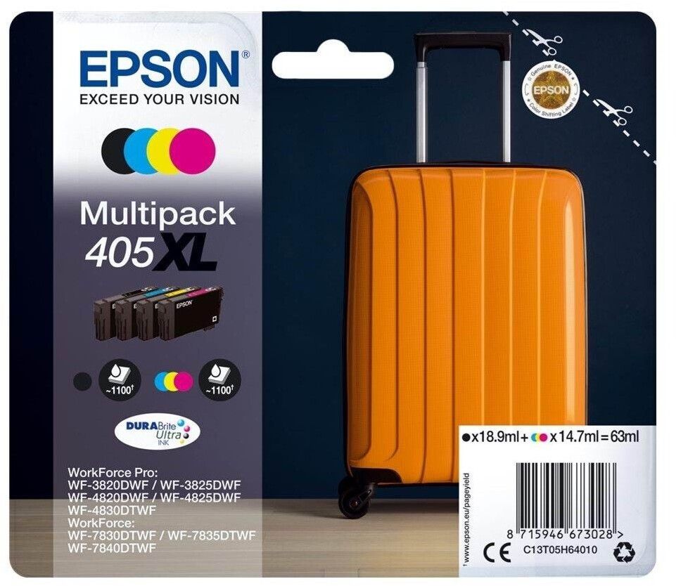 Image of Epson Multipack 4-colours 405XL DURABrite Ultra Ink 074