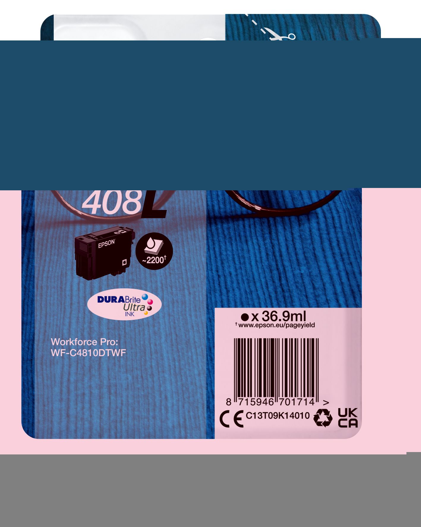 Image of Epson Singlepack nero 408L DURABrite Ultra Ink 074