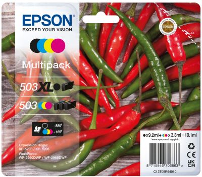 Image of Epson C13T09R94010 cartuccia Inkjet 4 pz Originale Resa elevata (XL) Nero, Ciano, Magenta, Giallo 074