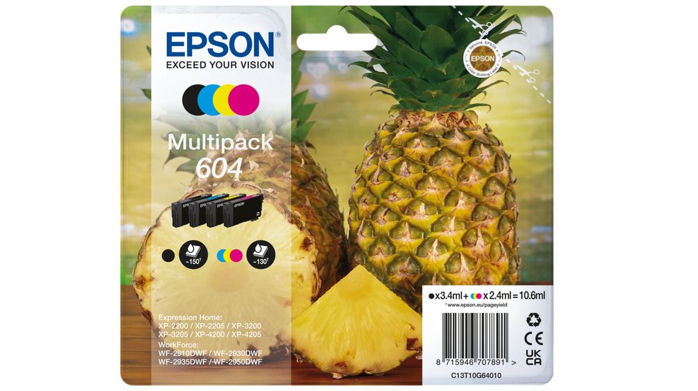 Image of Epson 604 cartuccia Inkjet 4 pz Originale Resa standard Nero, Ciano, Magenta, Giallo 074