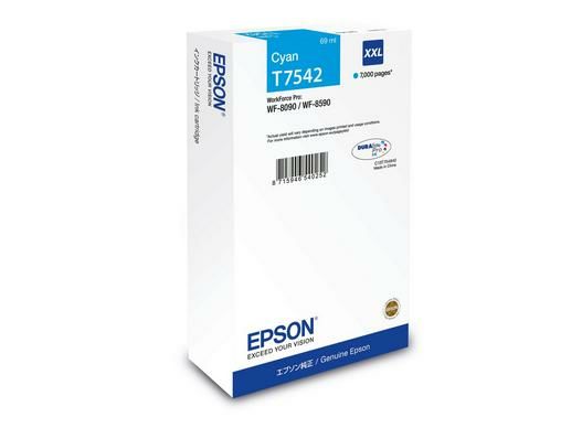 Image of Epson T7542 cartuccia Inkjet 1 pz Originale Rendimento ultra elevato Ciano 074