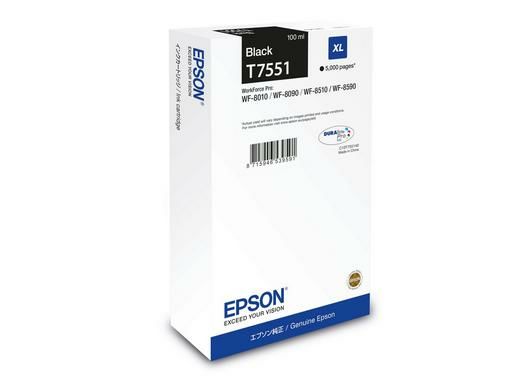 Image of Epson C13T75514N cartuccia Inkjet 1 pz Originale Resa elevata (XL) Nero 074